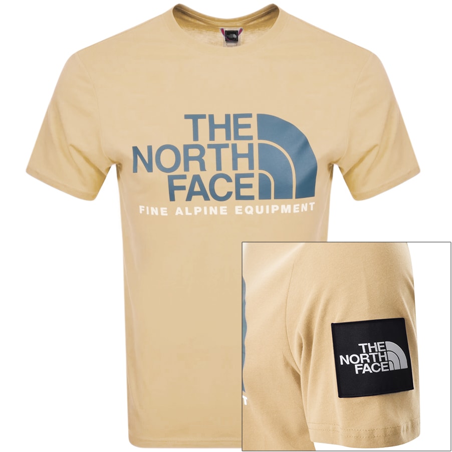 Alternative Image for ProductThe North Face Fine Alpine 2 T Shirt Khaki1
